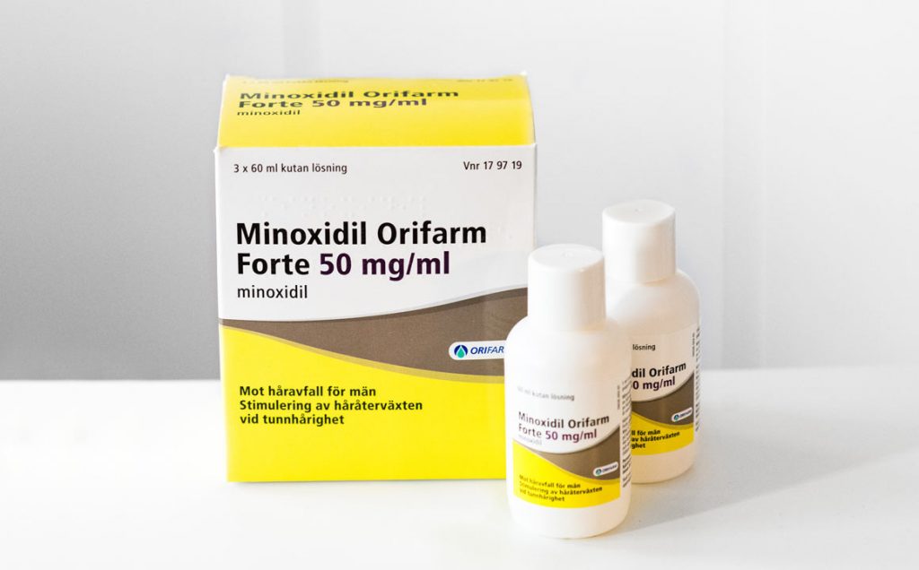 Minoxidil för håravfall och tunt hår